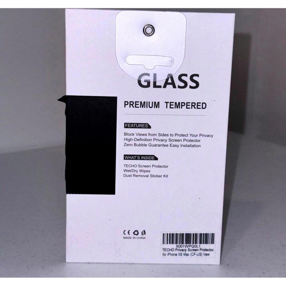 Techo Premium Tempered Glass Phone Screen Protector For iPhone XS Max